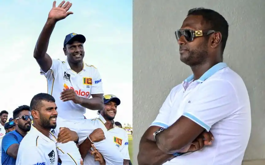 Chill Mode On! Angelo Mathews Spotted Watching SL vs BAN Test Just Days After Retiring